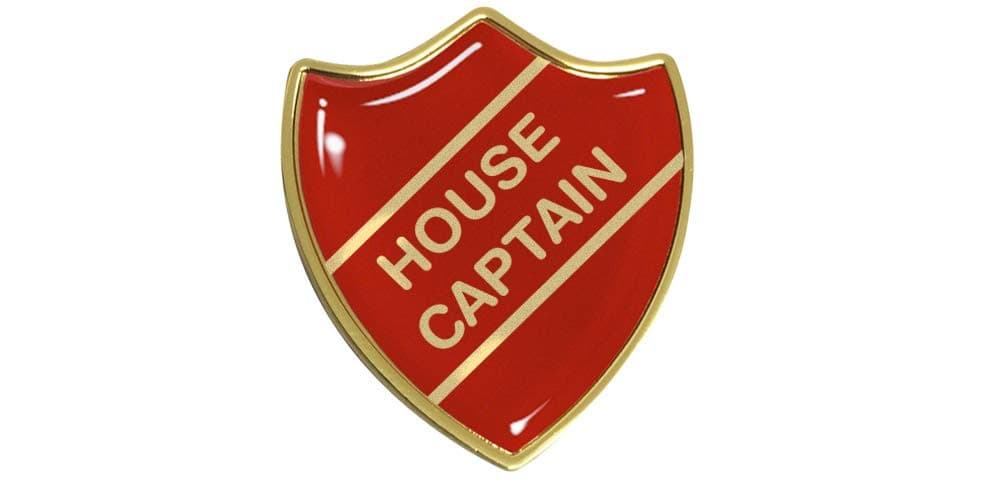 Capricornone House Captain Gel Domed School Shield Badge