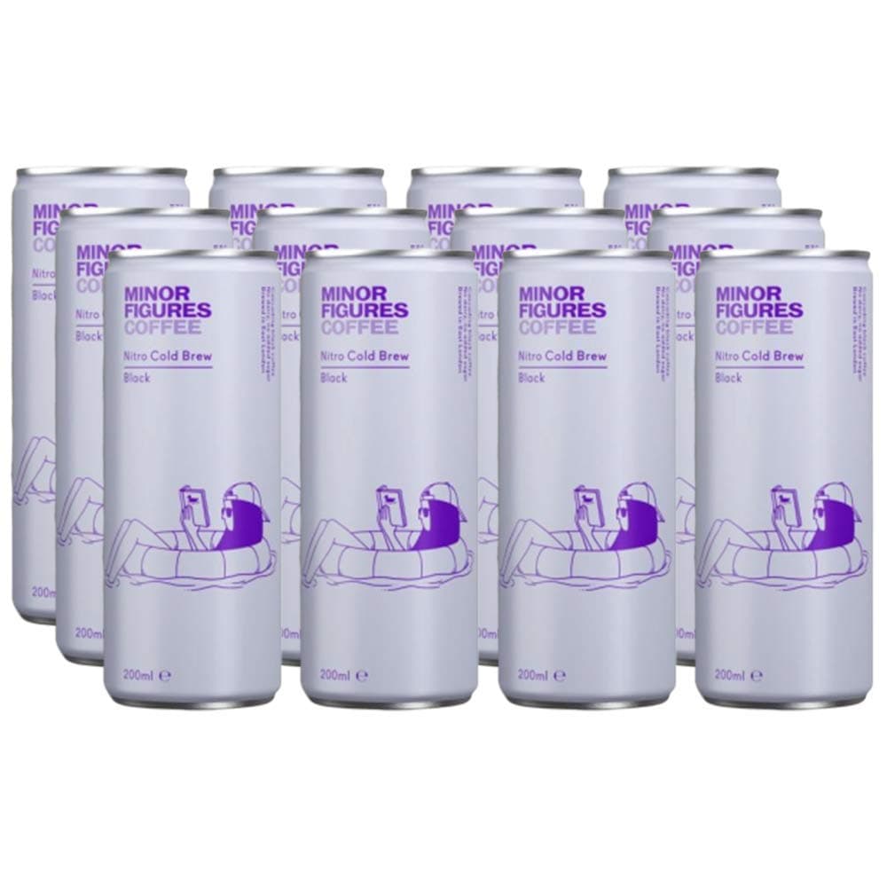 Minor Figures Nitro Cold Brew, Black (12 Pack)