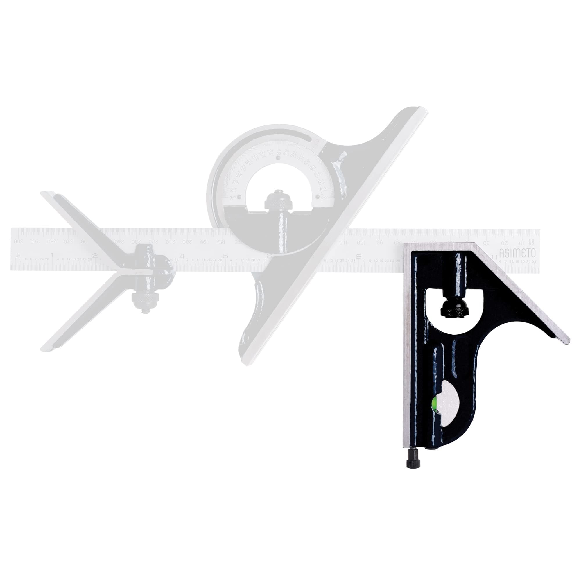 ASIMETO7490270 Square Head Only for Combination Square Set