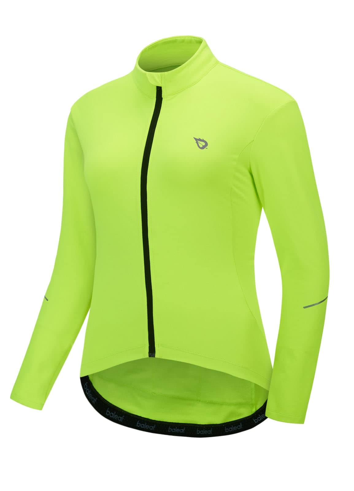 Women's Thermal Cycling Jersey Long Sleeve Winter 4 Pockets Bike Fleece Jackets Windproof Reflevtive Cold Weather