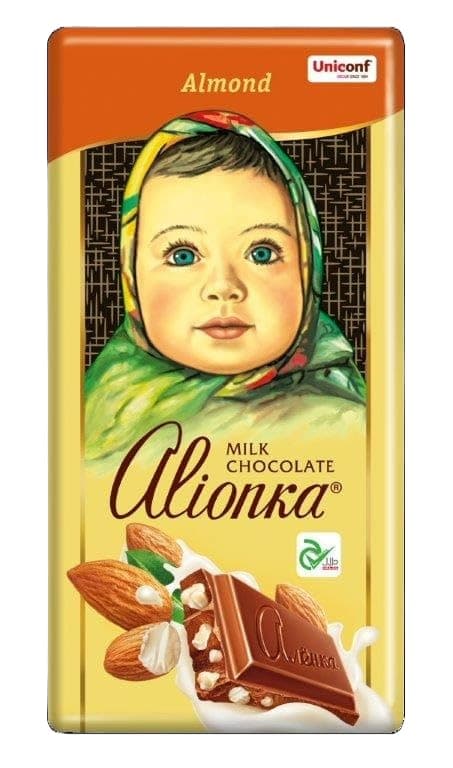 United Confectioners LTD Alionka Milk Chocolate With Almond 90g