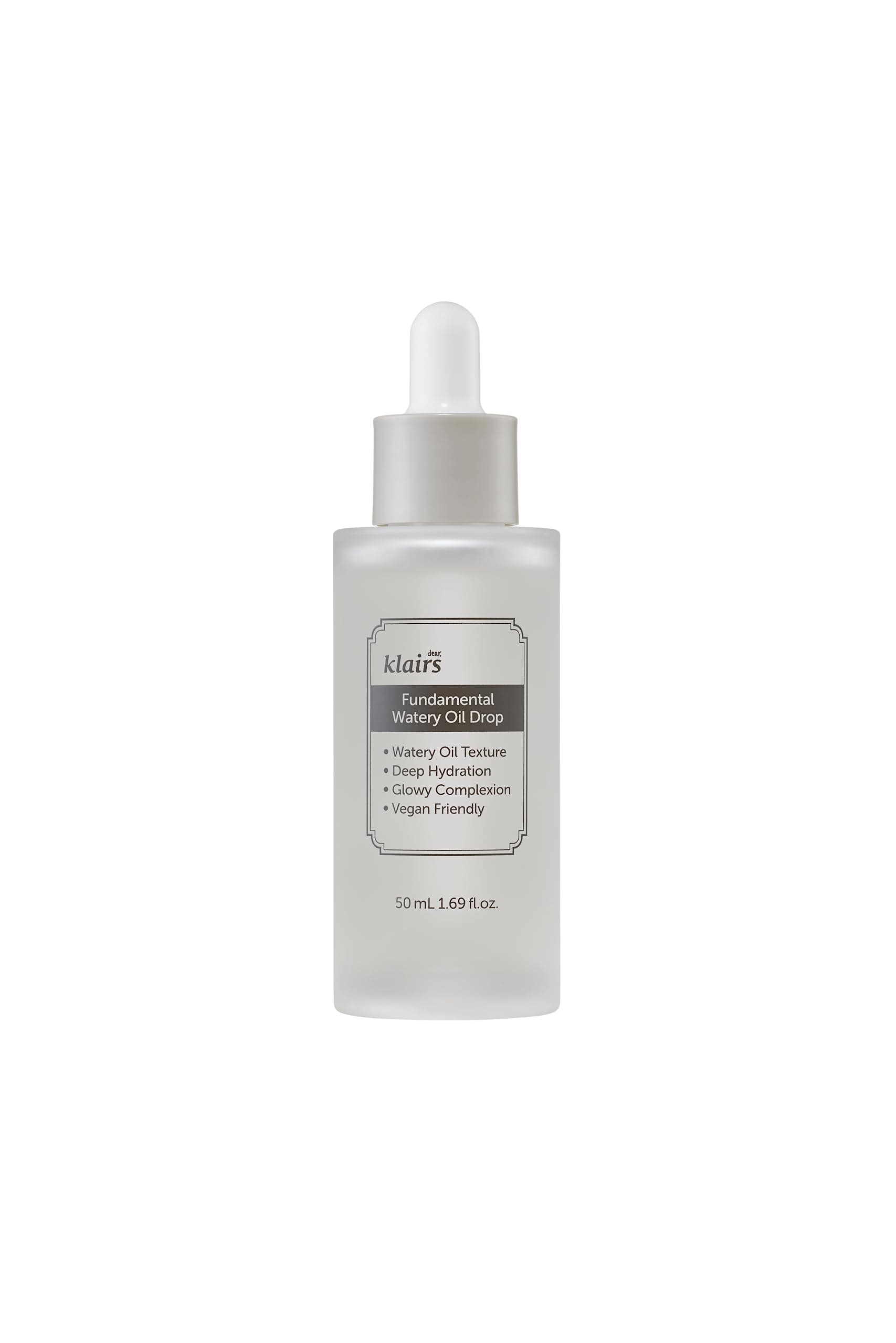 DearKlairs Fundamental Watery Oil Drop | Water Based Serum with Rich Hydration, Facial Oil, 1.69 Fl Oz