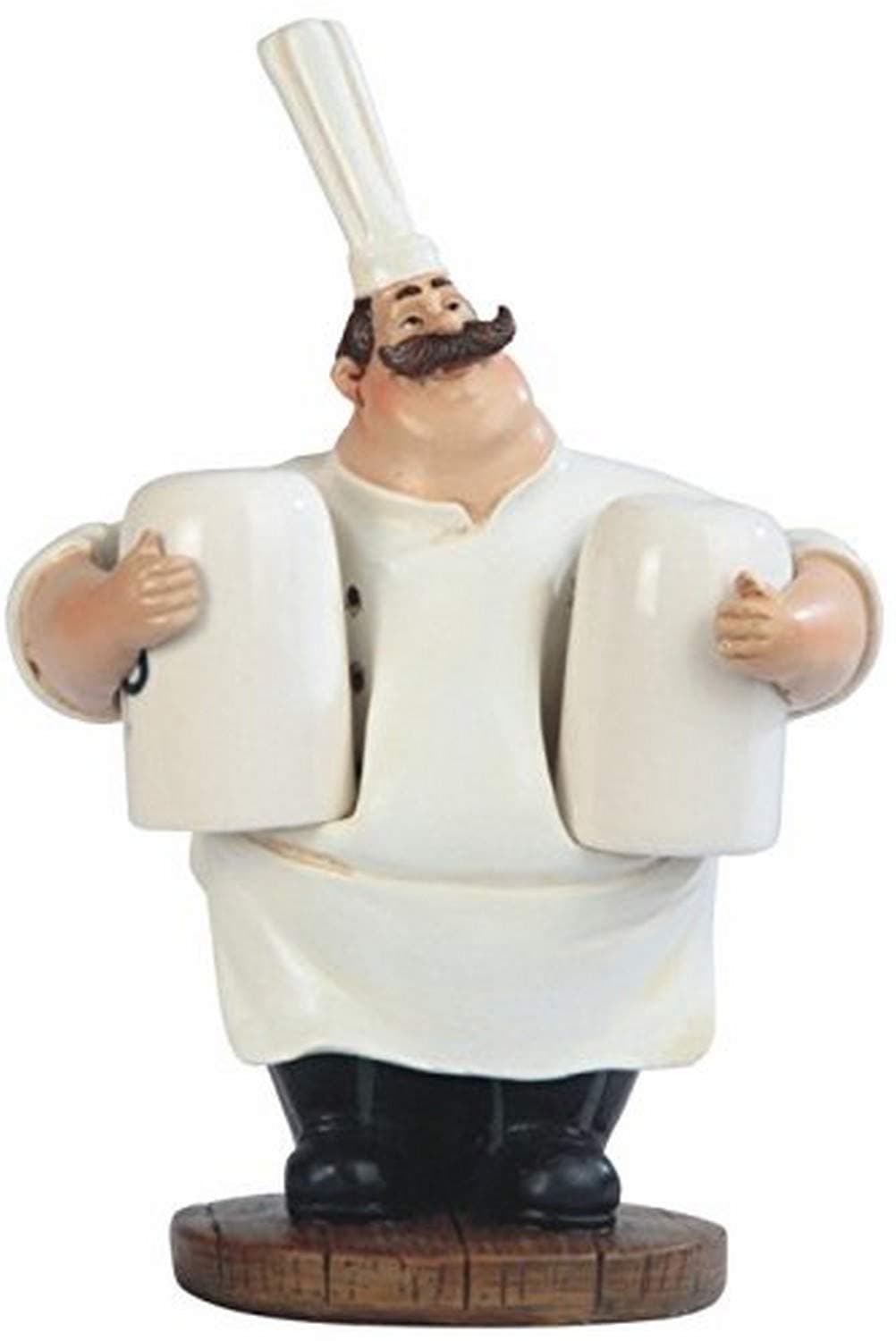 StealStreet SS-G-65015 Big Chef with Big Hat Salt and Pepper Shaker, 6.5"