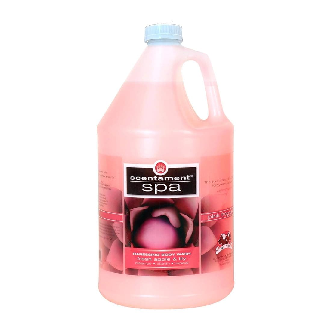 Best Shot Scentament Spa Caressing Body Wash, Fresh Apple Lily, 1 gallon