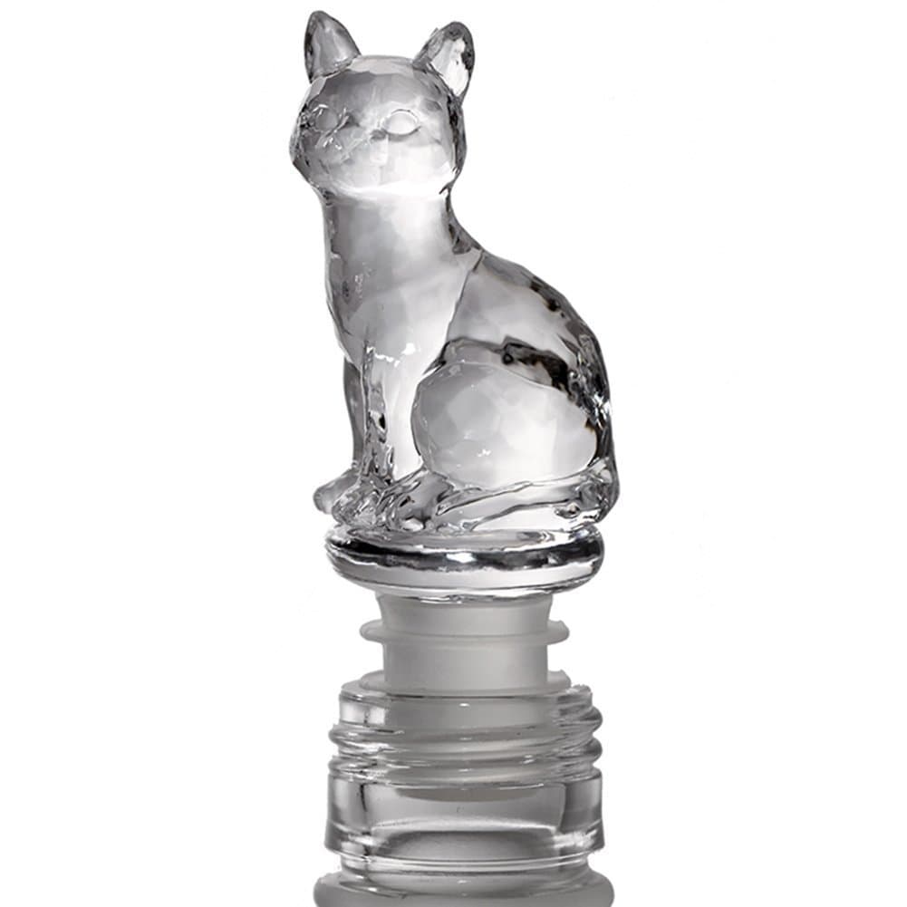 LYWUUWine Champagne Beverage Bottle Stopper(Clear Cat)