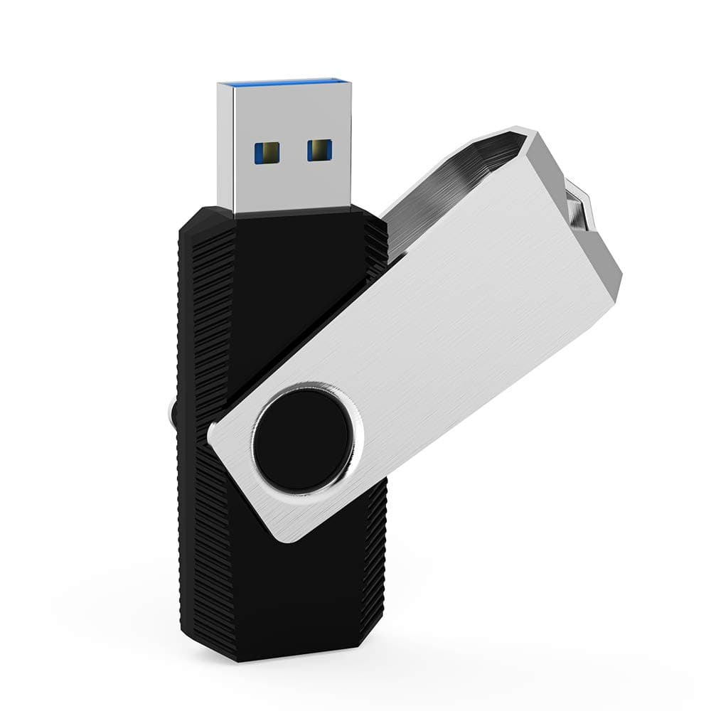 64GB Flash Drive, Aiibe USB Flash Drive Thumb Drive 64GB Memory Stick Pen Drive Jump Drive USB 2.0 Black