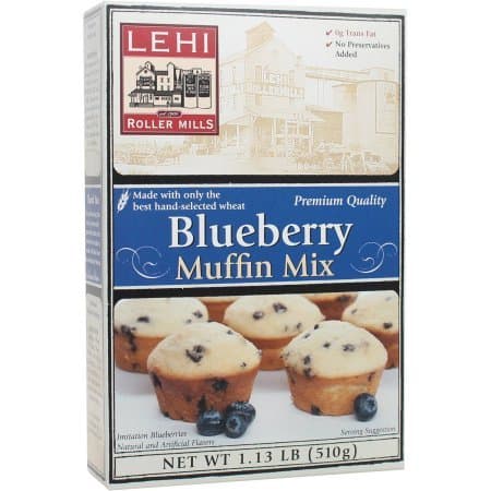 Lehi Roller Mills Blueberry Muffin Mix (Pack of 6)