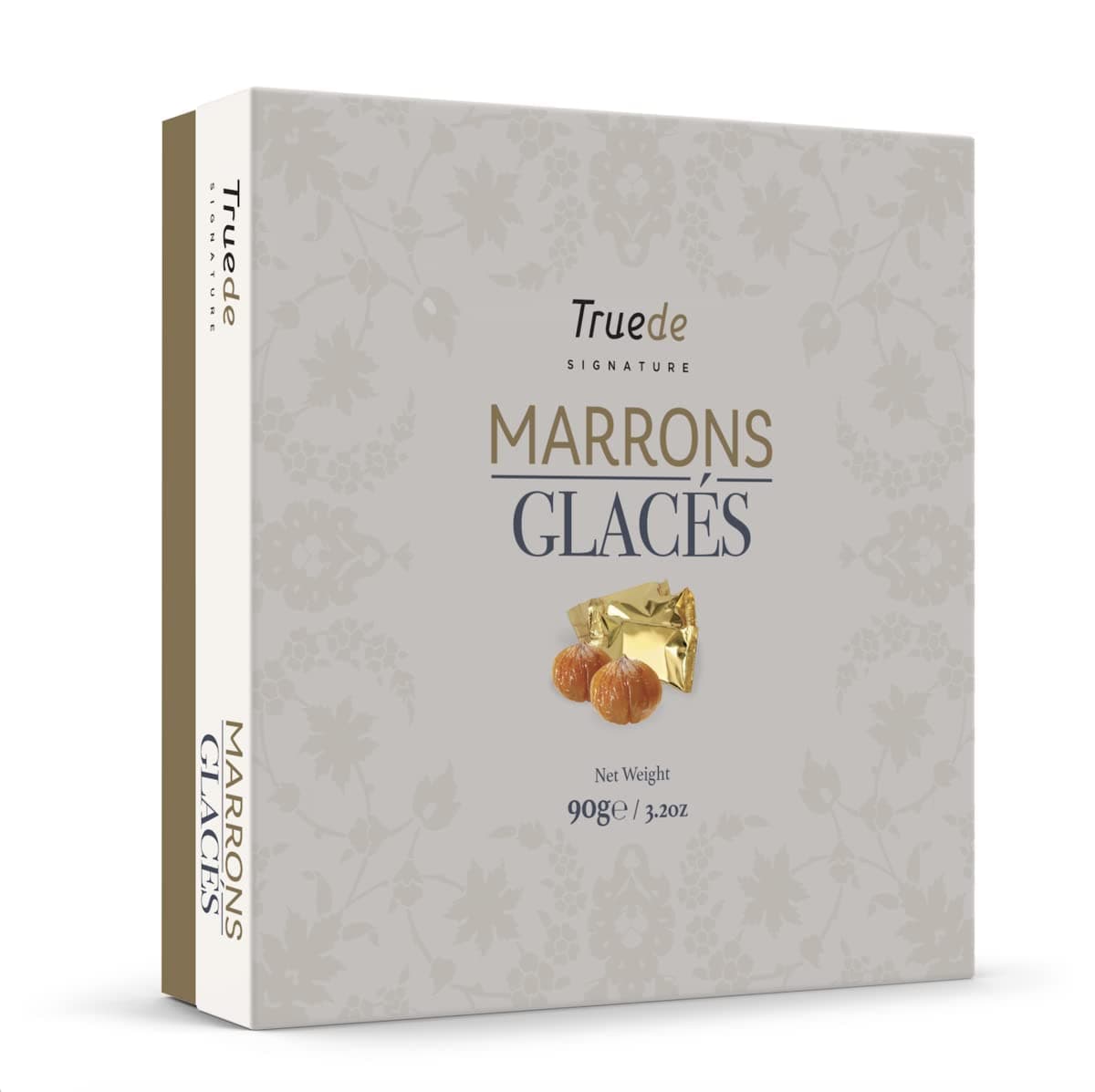 Truede Marron Glaces, 90g Marron Glaces, Individually Packed Marrons Glacés Candied Chestnuts, Traditional Turkish Recipe