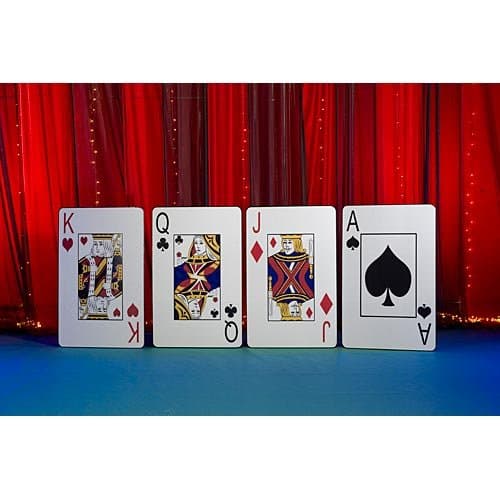 Vegas Casino Giant Playing Card Cutout Standup Photo Booth Prop Background Backdrop Party Decoration Decor Scene Setter Cardboard Cutout