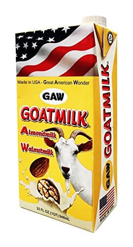 GAW Goat milk Almond milk Walnut milk 3 in 1 - Made in USA. 32 Oz Fl/pack (6 Packs per Case)