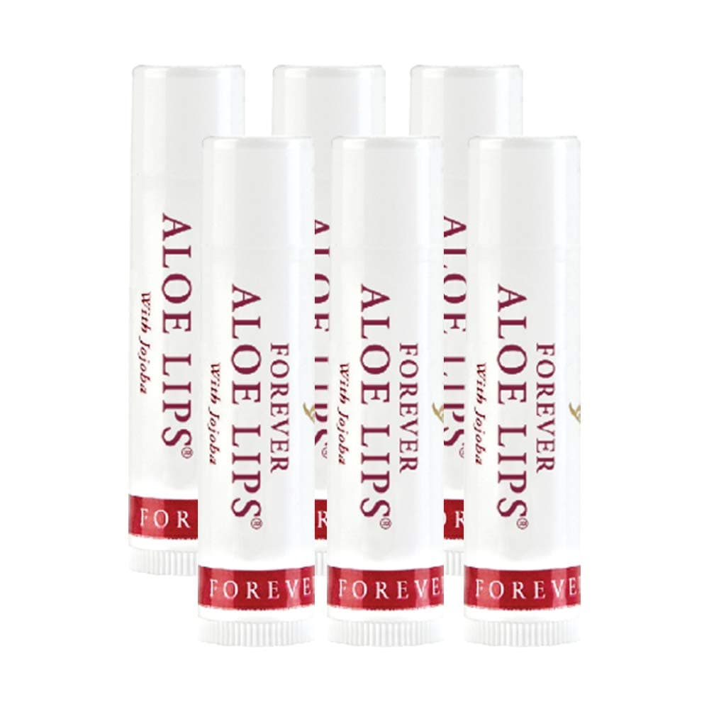 Aloe Lips, Chapstick, Lip Balm, Very Healing. (Pack Of 6)