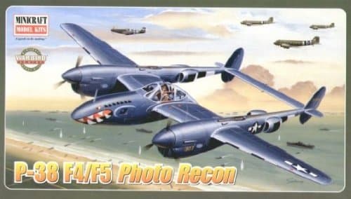 P-38 F4/F5 Twin-Engine Photo-Reconnaissnace 1/48 Minicraft