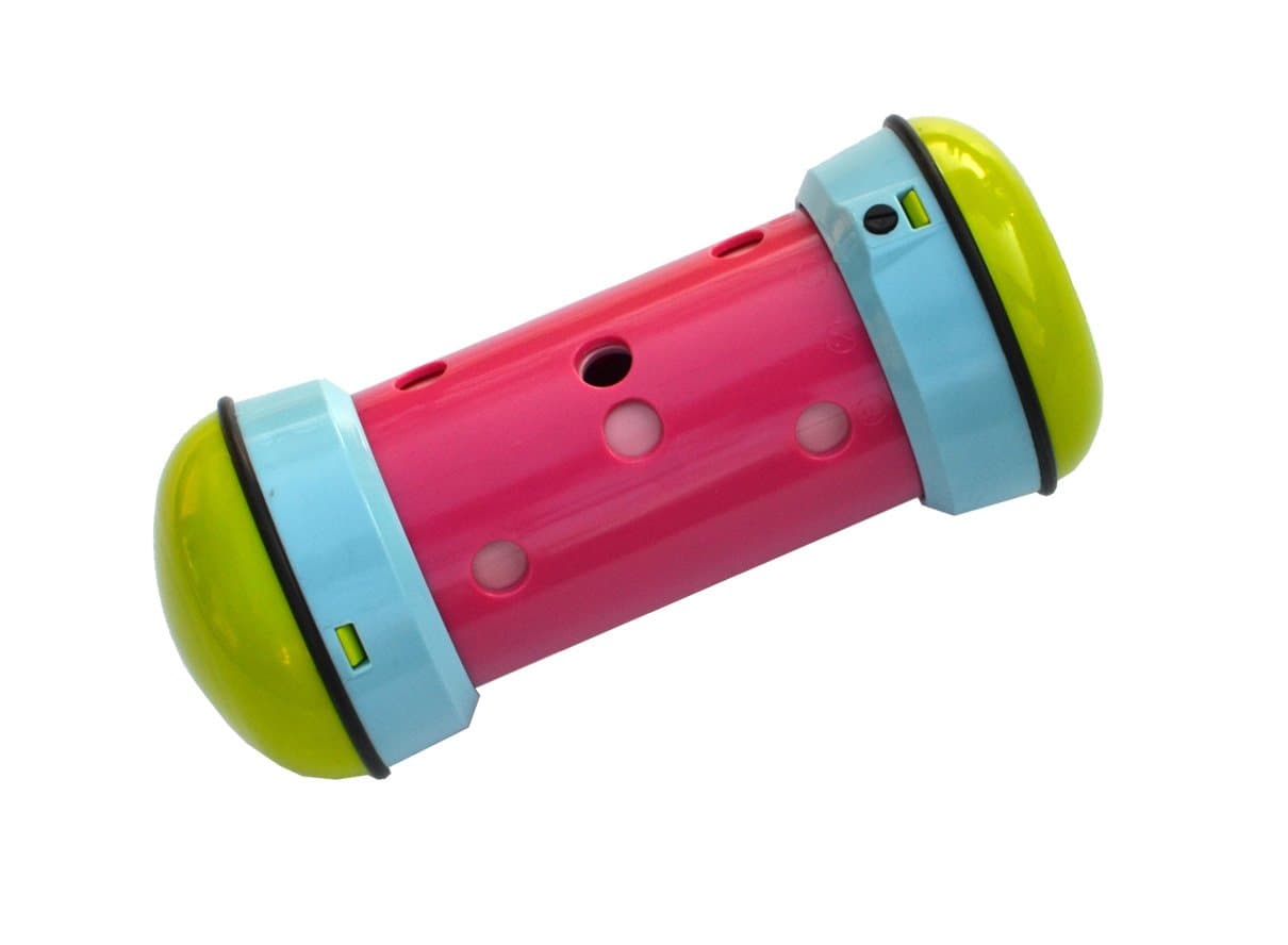 PIPOLINO Cat S Blue, Green and Pink - Mobile Adjustable Dry Food Dispenser