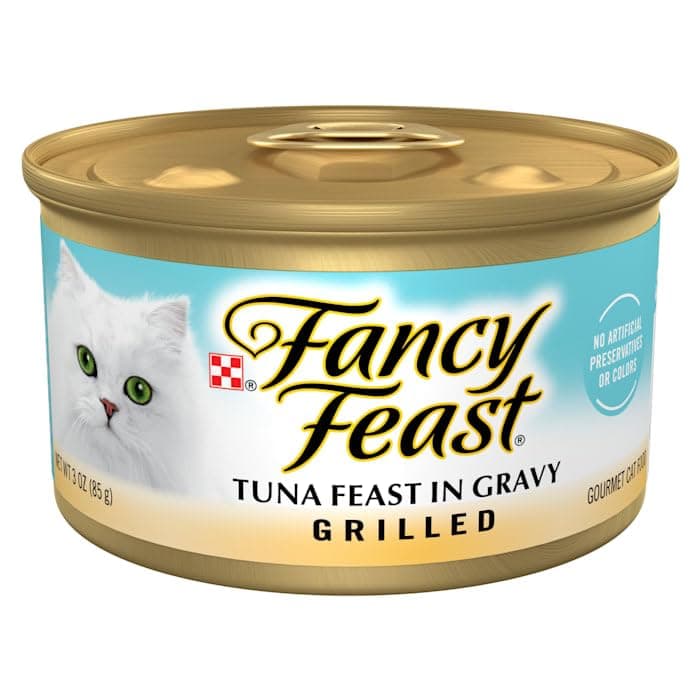 Grilled Tuna Feast in Wet Cat Food Gravy, 3 oz, Case of 24