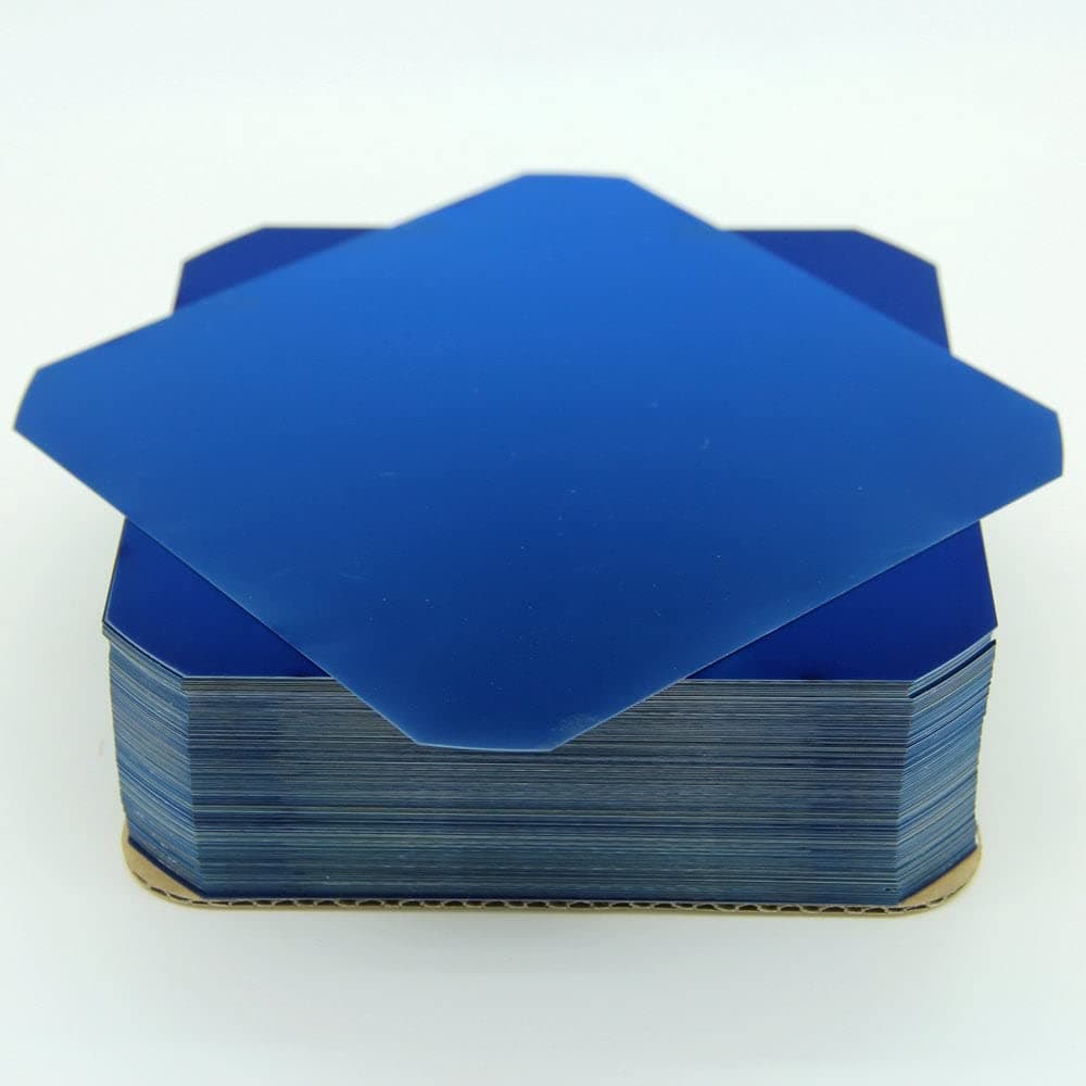 Flexible Solar Cells E60 C60 5x5 3.6W Monocrystalline Cells for DIY Panels (1, +2 Busbars Per Cell)