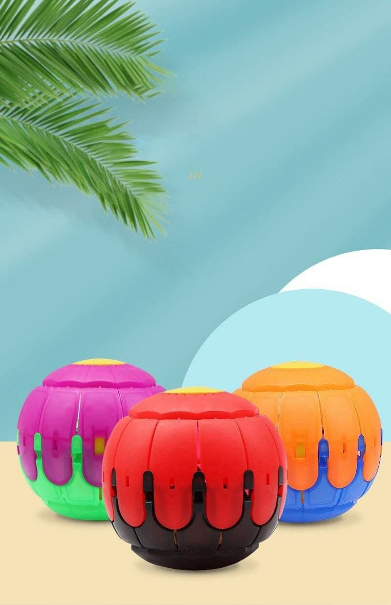 DIJG UFO Ball Interactive Flying Saucer Pet Training Other Outdoor Game Magic Ball with Super Lighting Play for Fun Family Toys air Hover Football Transforming UFO Ball