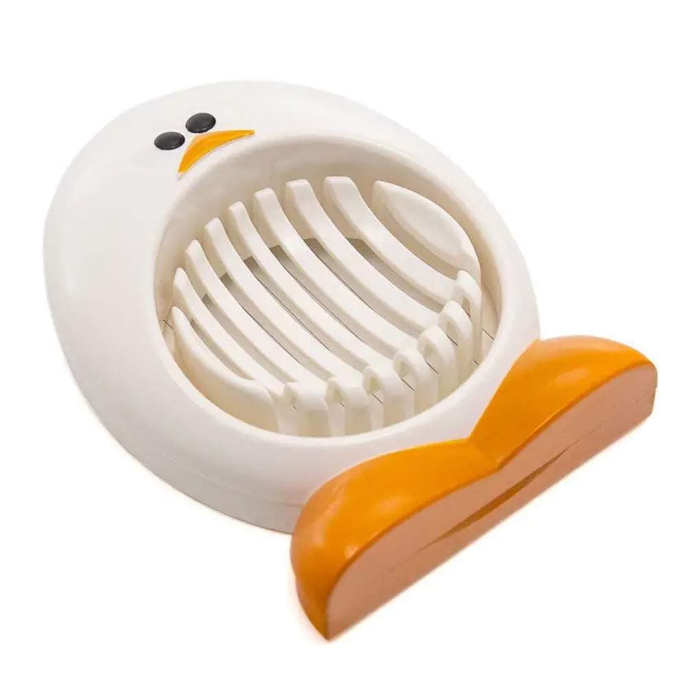 MSC International 50644 Joie Wedgey Egg Mushroom Slicer Stainless Steel Blades, BPA free, FDA approved, White, Multicolor
