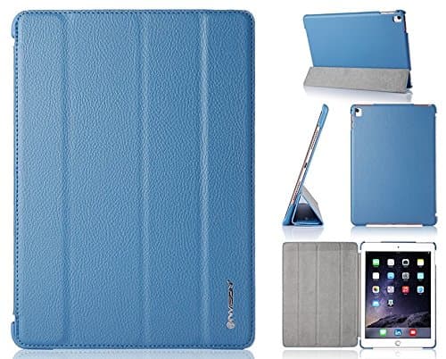 Invision® iPad Pro 9.7 2016 Edition Smart Case Cover - Superior Design Features - Magnetic Auto Wake/Sleep Function - Quality PU Leather, Recommended by Which? Magazine (iPad PRO 9.7 Light Blue)