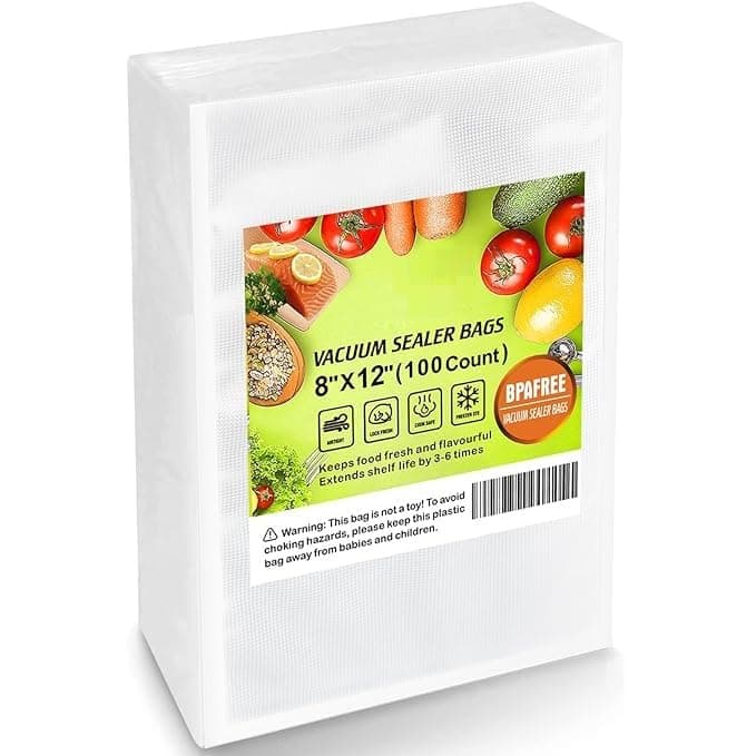 20X30 Microwaveable Transparent Storage Vacuum Sealer Bags for Pre-Cut Food Saver Bag BPA Free Vacuum Sealer Bags(100pcs)