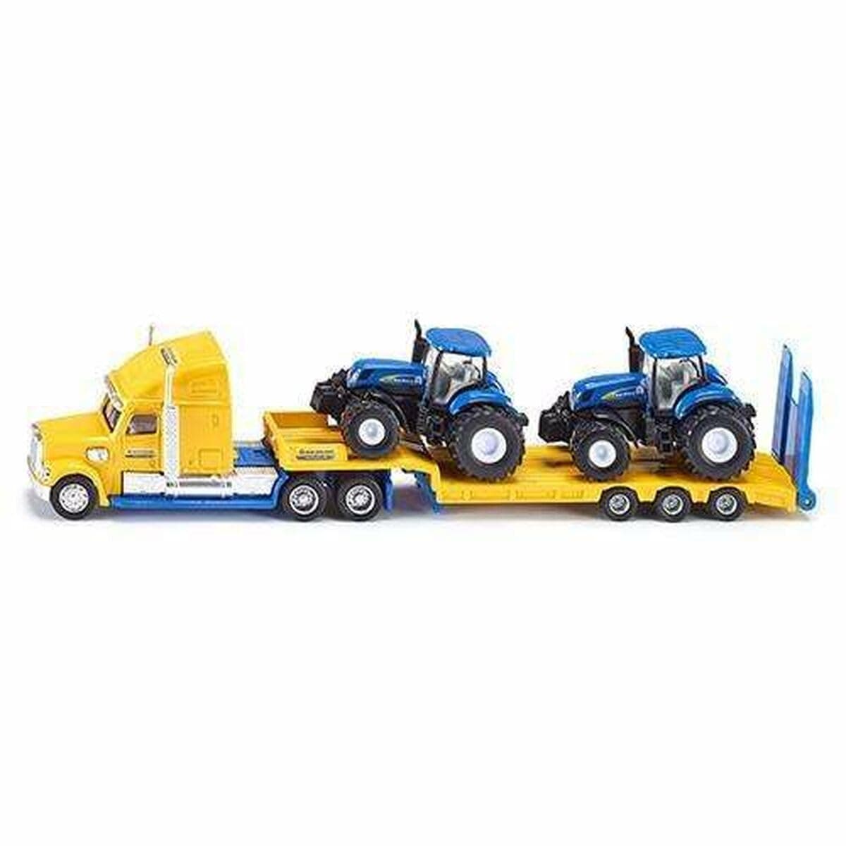 1805, Lorry with New Holland Tractors, 1:87, Metal/Plastic, Yellow/Blue, Multifunctional