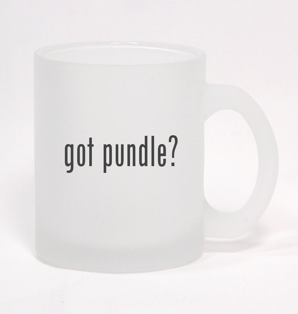 got pundle? - Frosted Glass Coffee Mug 10oz