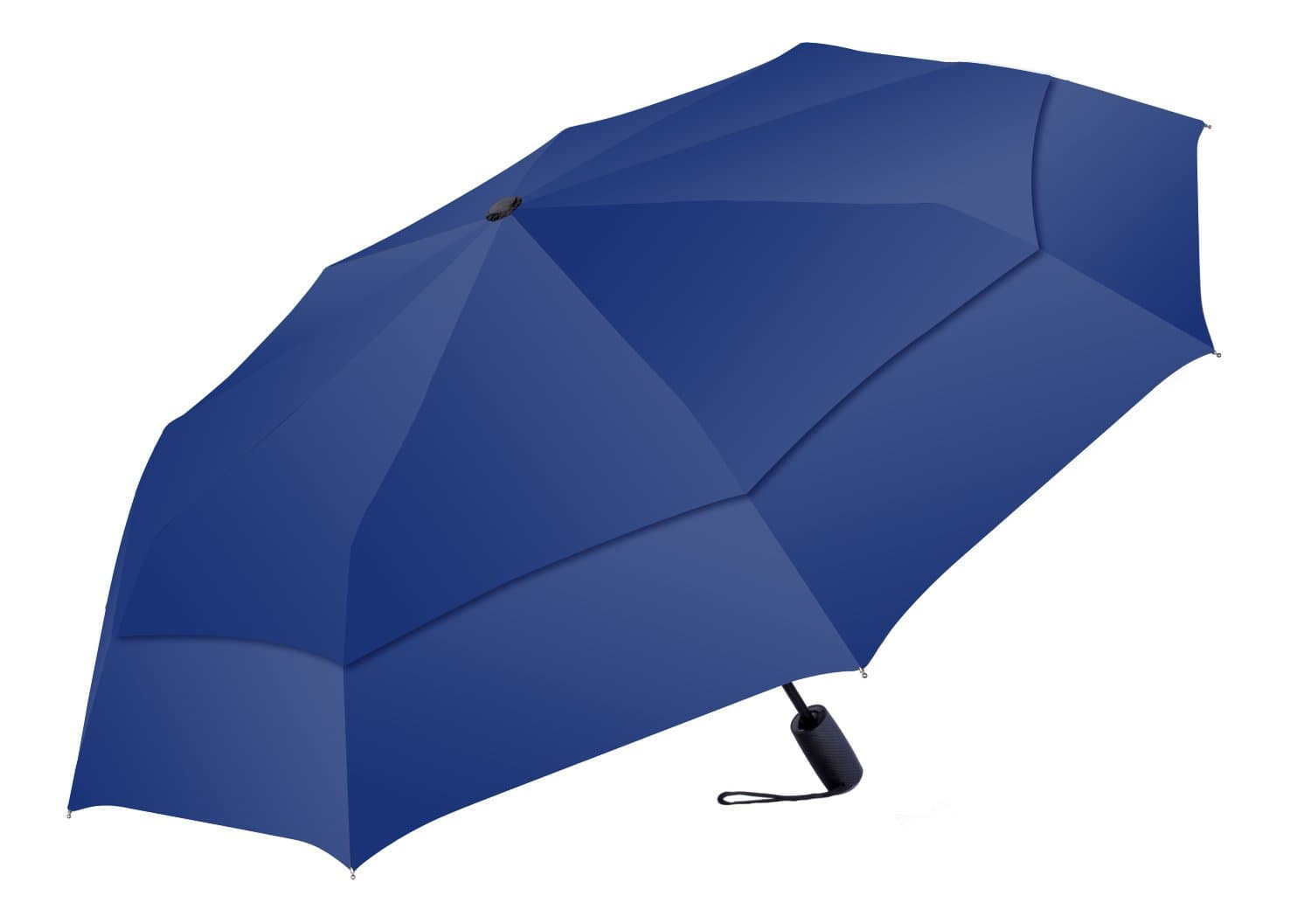 Umbrella Auto Open Close Windproof For Travel 42 Inch Black