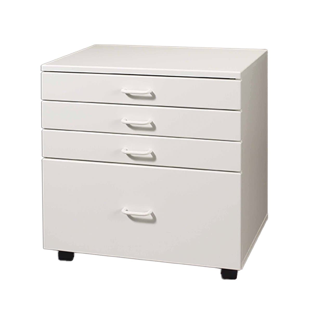 Model 39 Stackable Drawer Caddy 3 small drawers, 1 large drawer, stackable White
