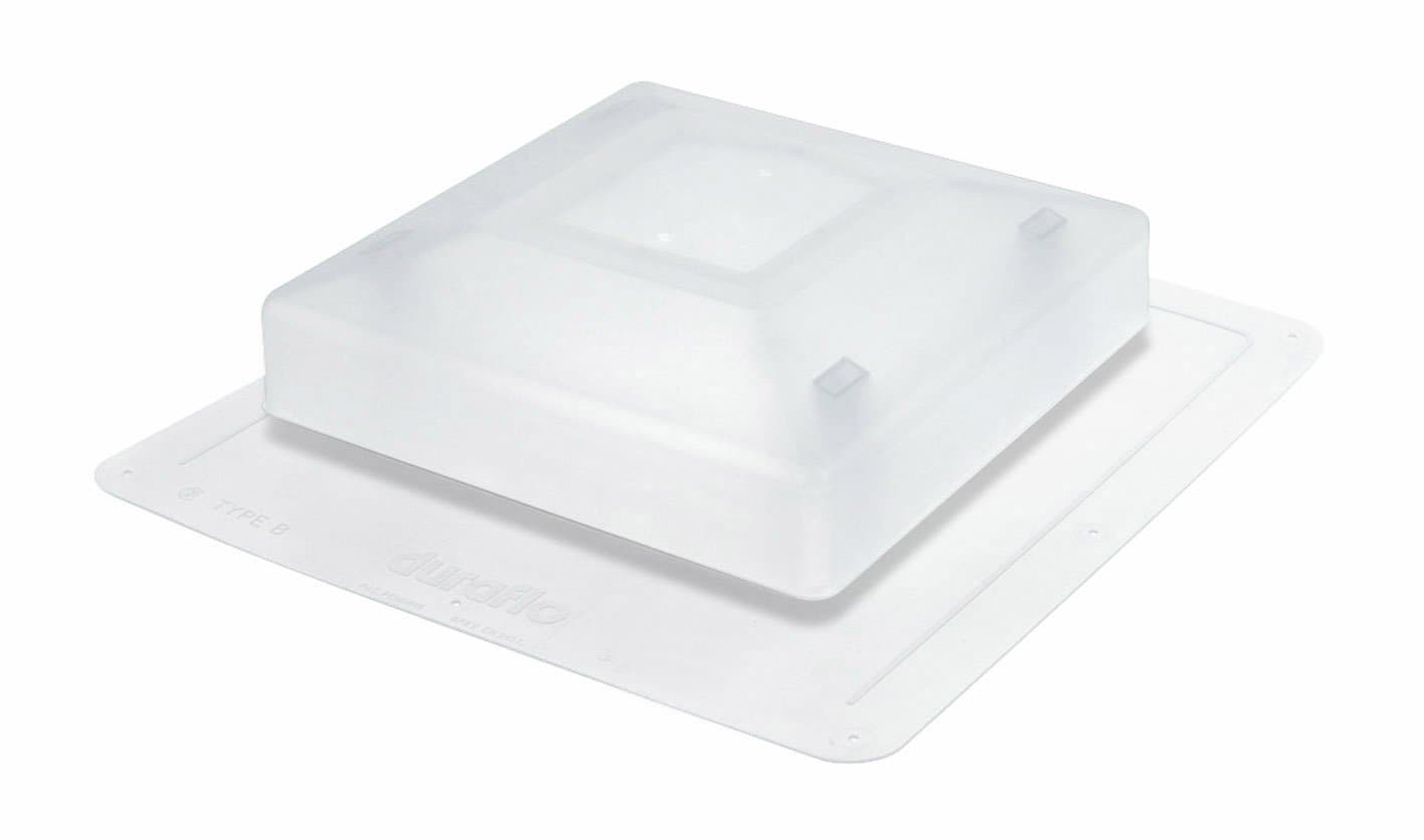 Duraflo 5950C Shedlight Roofvent Transluscent Shedlight Roof Vent, Translucent