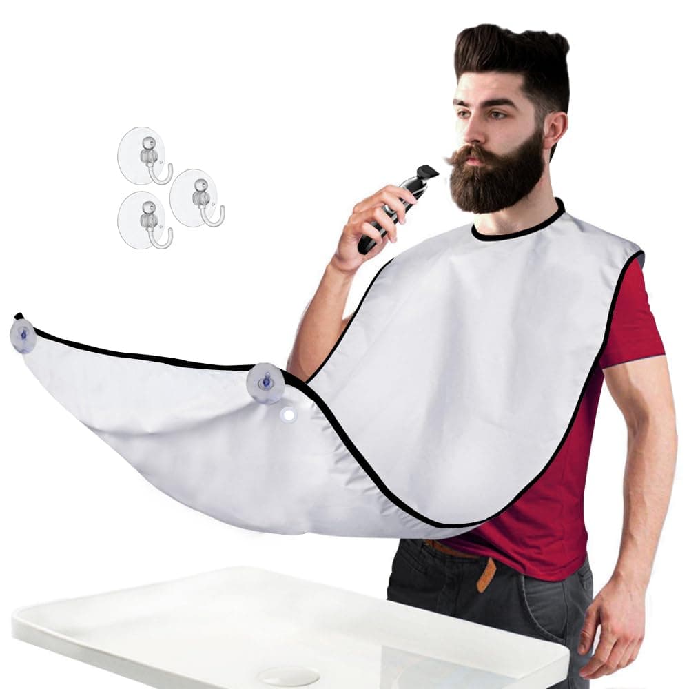 Mobi Lock Beard Shaving Catcher Bib