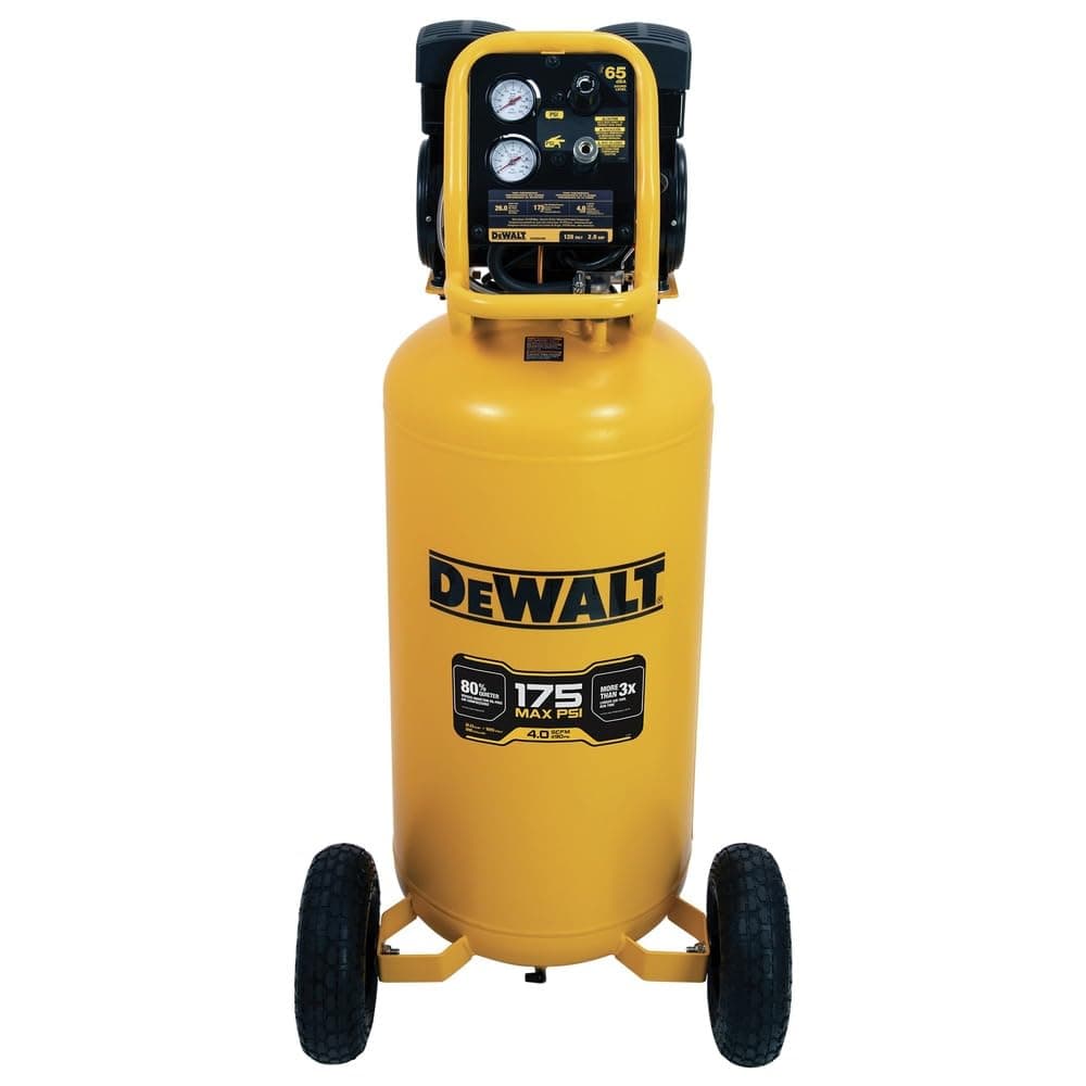 DEWALT 26 Gallon Quiet Portable Air Compressor (DXCMSAC260)
