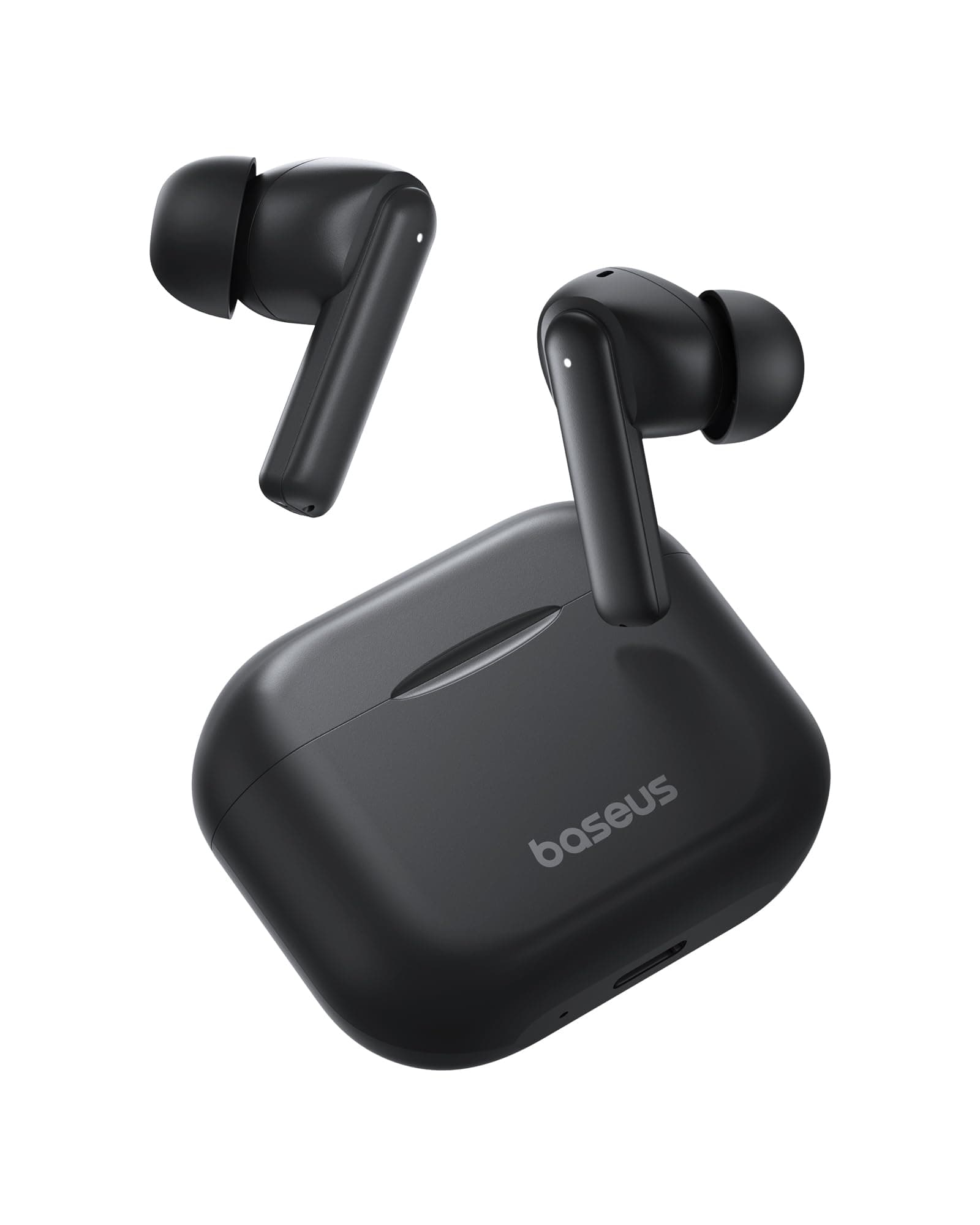 Wireless Earbuds Bluetooth 5.3, Bowie E17 Headphone In-ear Earphone, ENC Mics Noise Cancelling Headset, 25H Play Time Fast Charging, 12mm Large Driver (Black)
