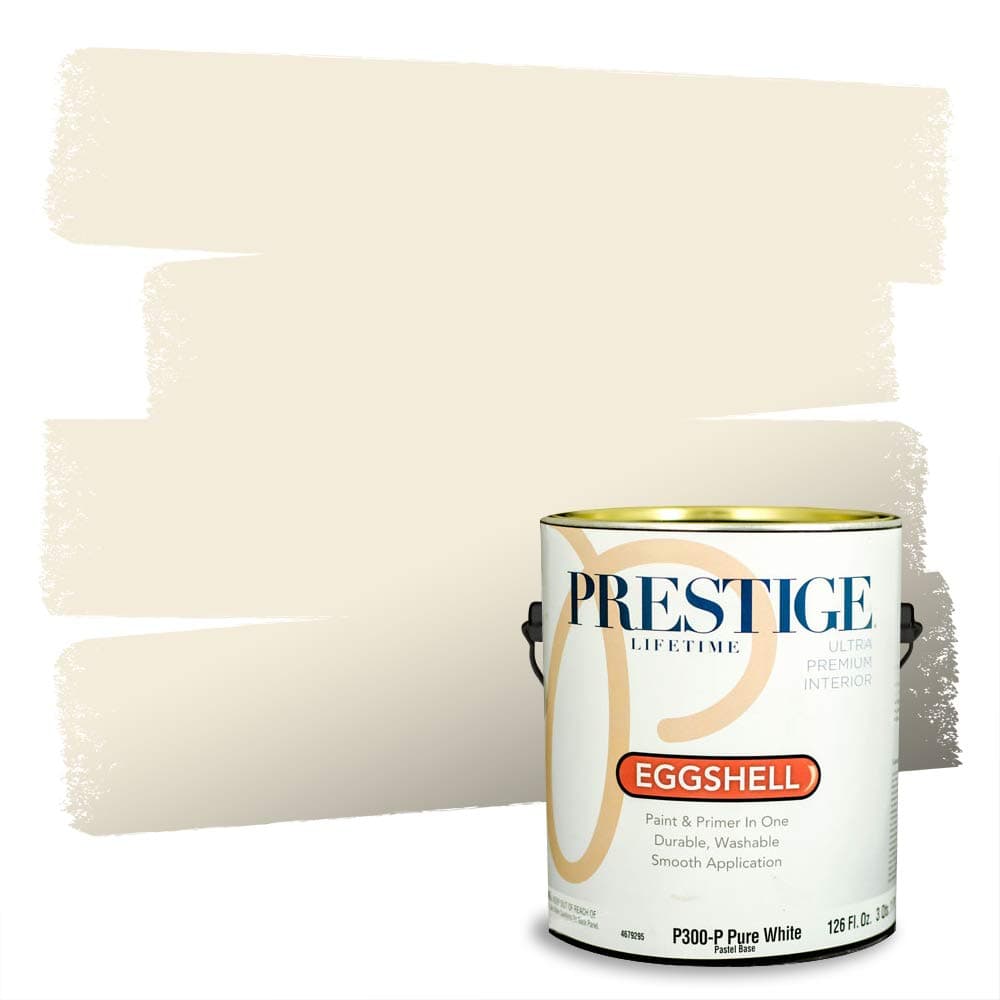 Paints Interior Paint and Primer In One, 1-Gallon, Eggshell, Comparable Match of Benjamin Moore* Linen White*