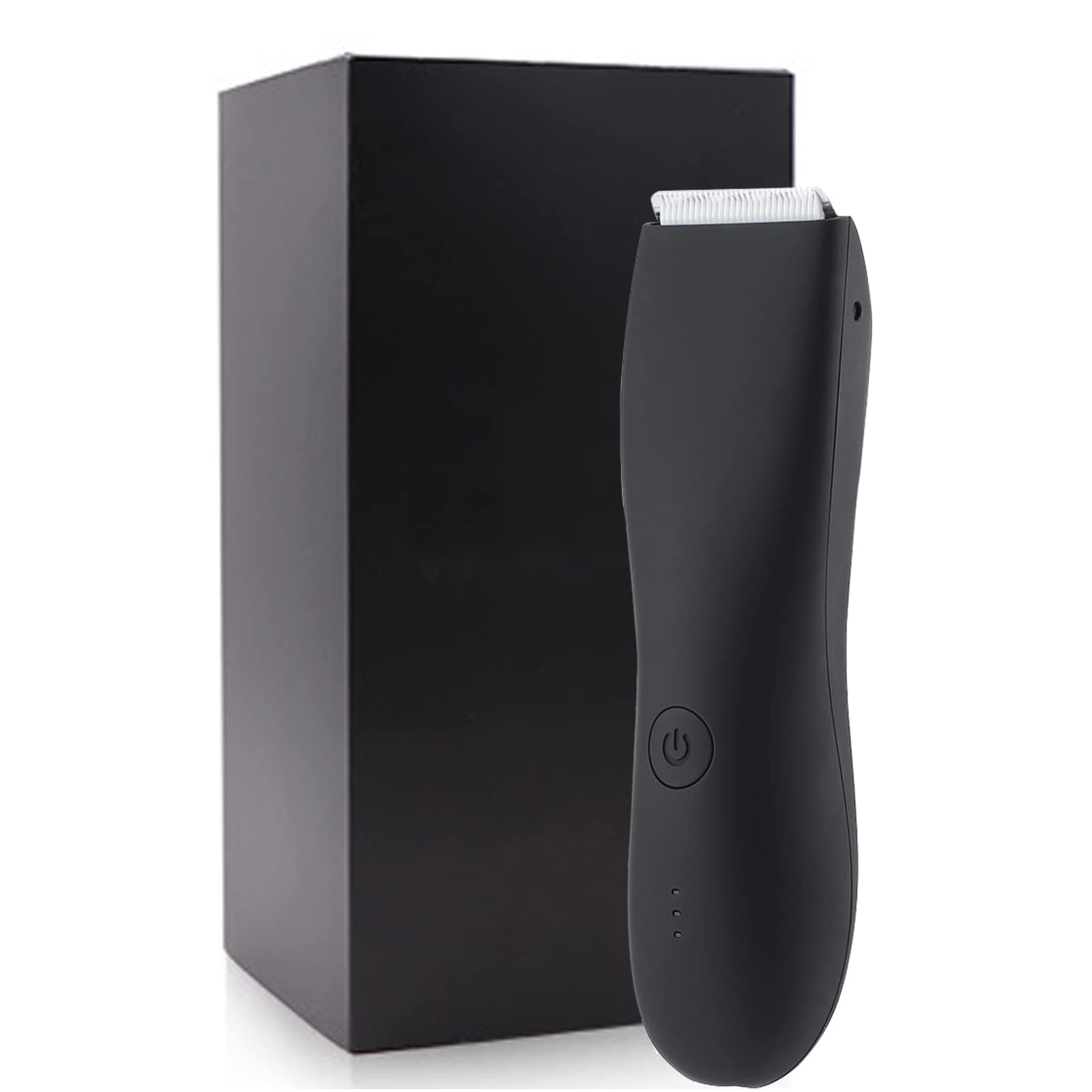 VUCATIN Electric Body Hair Trimmer for Men Groin Trimmer Beard Hair Clippers Mens Grooming Kit, Cordless Ceramic Blade Heads IPX6 Waterproof for Wet/Dry Use Low Sound Body Trimmer