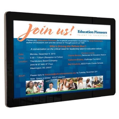 FlashSign Standalone Digital Signage Display Size: 41.1" H x 25.15" W x 2.6" D