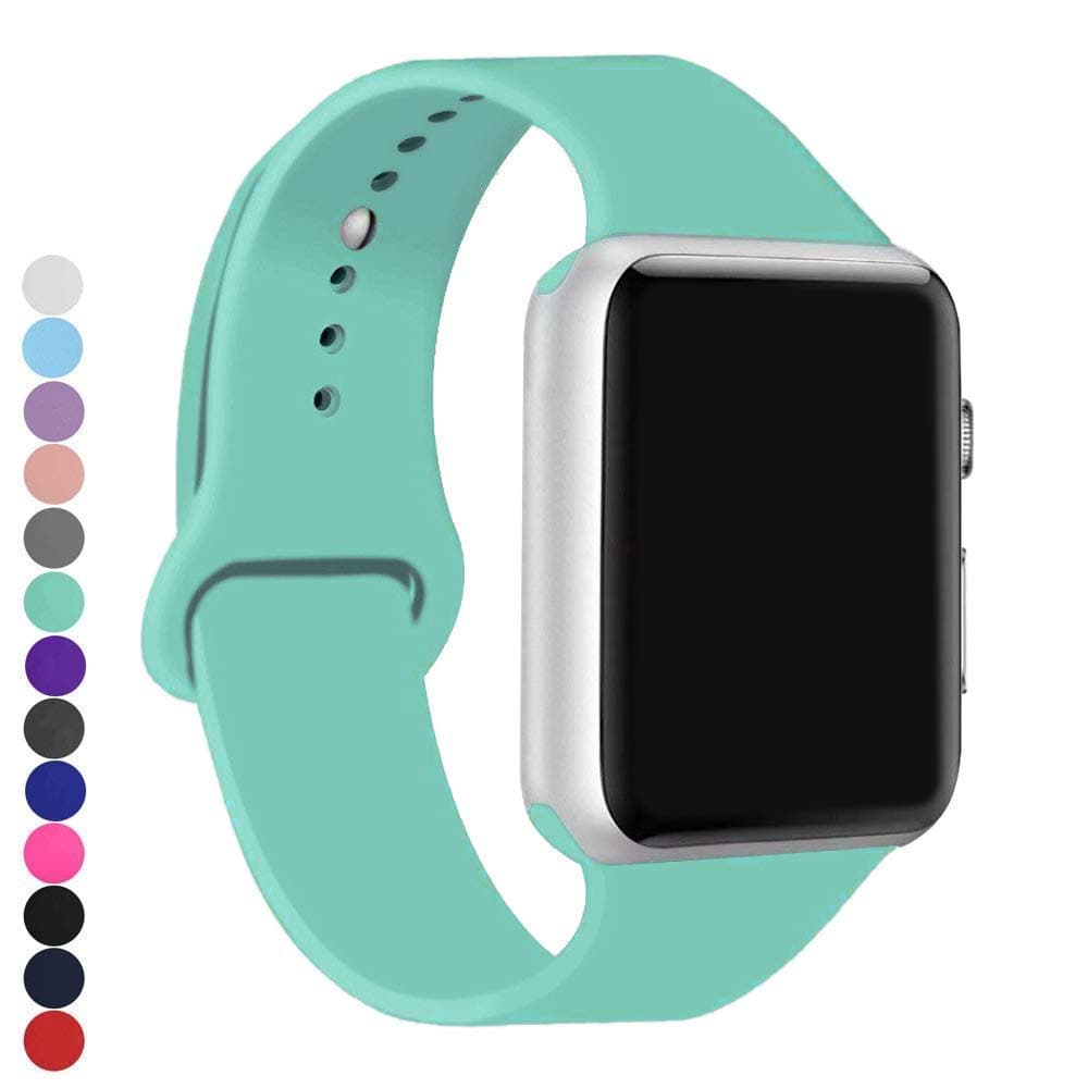 YuanKanJu a8Miss Sport Band Compatible for Apple Watch 38mm 42mm Series 1, Series 2,Series 3 or 40mm 44mm Series 4 Series 5 Series 6(38mm(40mm) S/M, Mint Green)