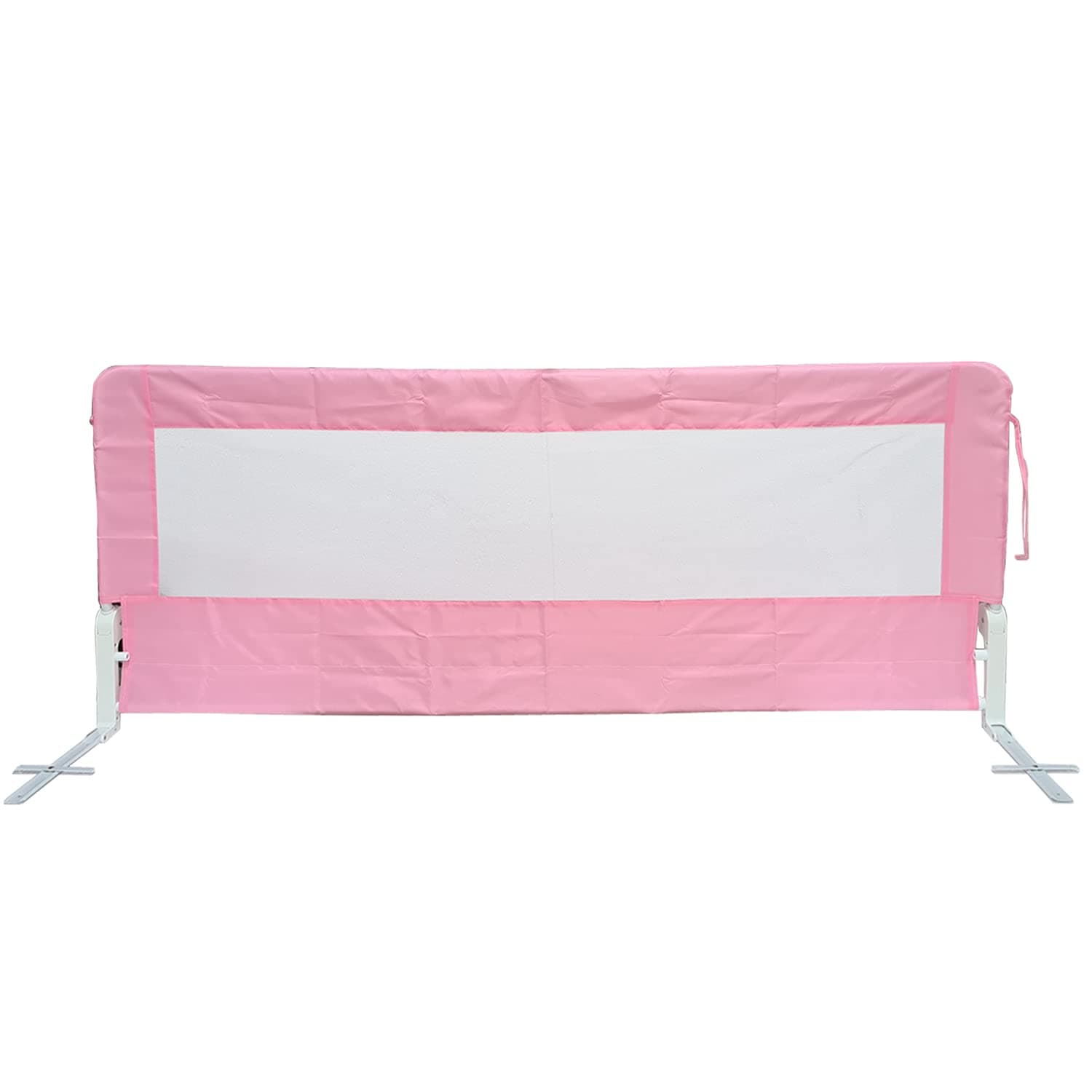 GOCART WITH G LOGO Foldable Height Falling Protector Baby Safety Guard Rail (Pink, 5.75 FEET(Pack of 2))