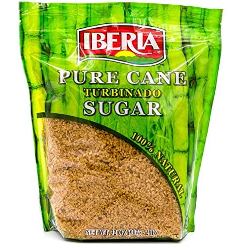 Iberia 100% Natural Pure Cane Turbinado Raw Sugar, 32 Oz (Pack of 12)