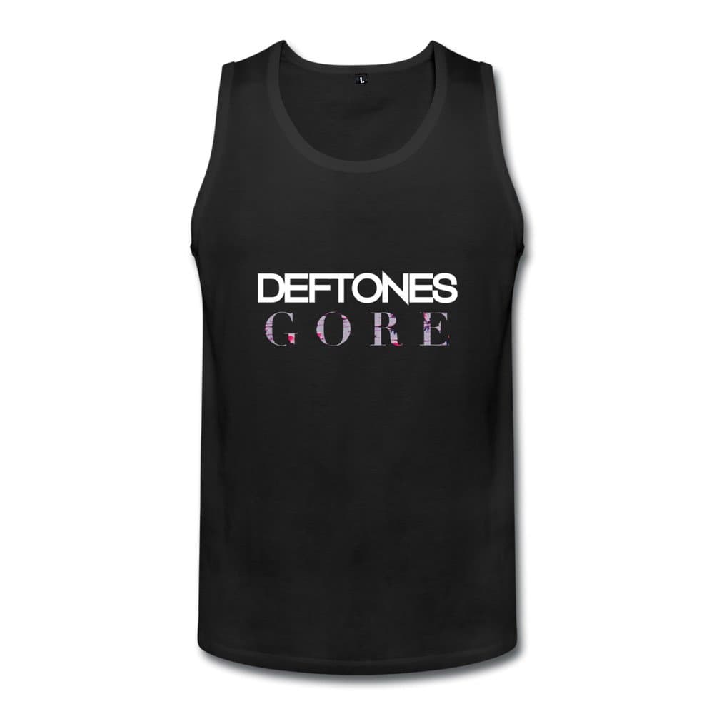 Black Tank Top For Men Deftones Gore Tour 2016