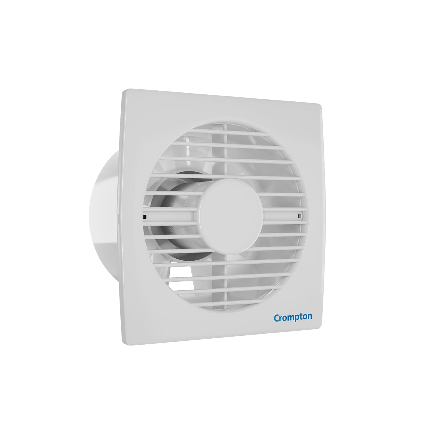 Crompton Axial Air 200 mm (8 inch) Kitchen/Bathroom/Office Exhaust (Ventilation) Fan | 1585 RPM | Low Noise | Sturdy Front Grill | Wall, Glass & Grill Mounting | 2 Year Warranty | White