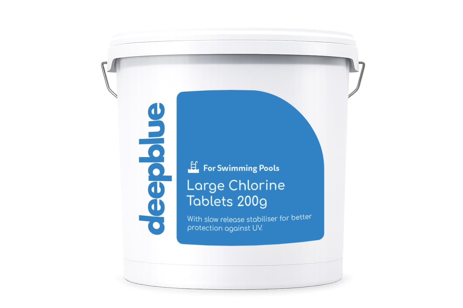 Deep Blue - 200g STABILISED Chlorine Tablets 5Kg SLOW RELEASE - Efficient Pool Cleaning with Deep Blue 200g STABILISED Chlorine Tablets 5kg - Professional Grade Formula for Crystal Clear Water