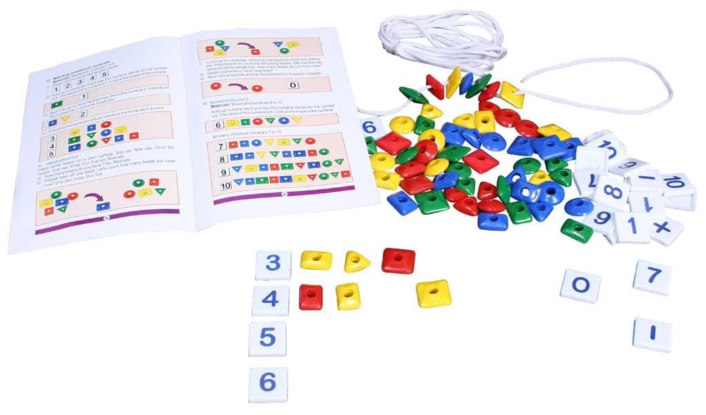 Creative's Fun With Beads |0674| Sorting, Counting, Lacing and Number readiness Activity for children 3 Yrs and above