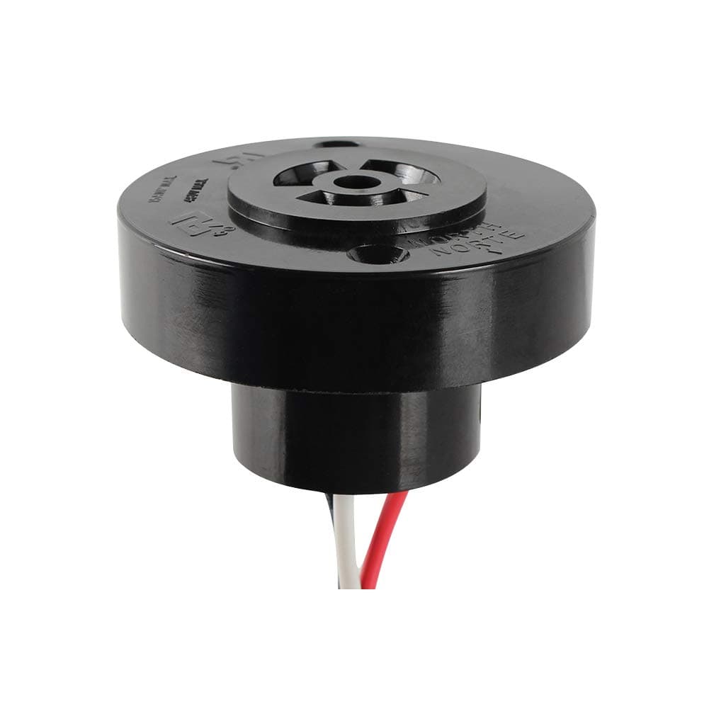 HGG 8Pcs Photocell Light Sensor,Locking Style Photo Sensor Receptacle,Photo Control Base Light Sensor Switch for Street Garden Outdoor Light