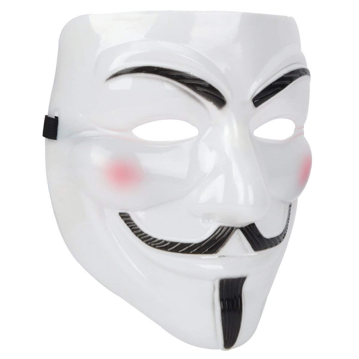 Miuion Guy Fawkes Mask -V for Vendetta, Anonymous Hacker Cosplay Party Mask for Halloween