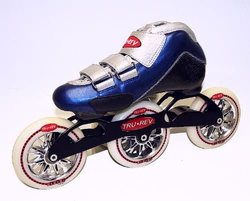 Trurev Youth 3-Wheel Inline Skates- 3-100 Size 4.5 Blue- Best 3 Wheel Skate on Amazon