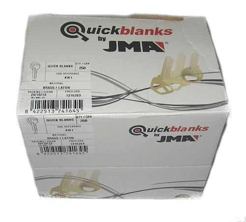 JMA KW1 Kwikset Key Blanks Box 250