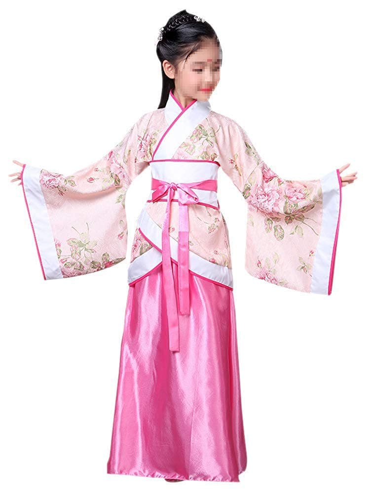 Lazutom Girls' Ancient Chinese Traditional Hanfu Dress Fancy Dress Christmas Party Dress