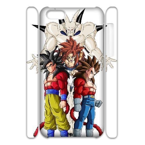 Ira Bunville Ira Bunville the Omega Shenron Saga Goku, Vegeta and Gogeta Ssj4, Omega Shenron Dragon Ball Gt IPhone 5C Case, Iphone 5c Cases for Girls with Designs {White}