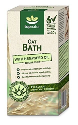 Colloidal Oatmeal Bath Soak with Hemp Oil – Natural Relief for Chicken Pox, Eczema, Dermatitis, Nappy Rash & Itchy Skin – Gentle Moisturizing Treatment for Babies, Kids & Adults