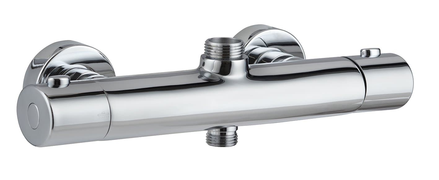 Wirquin Comfort 60721401 Thermostatic Mixer Tap Oval High-Output 3/4 Inch