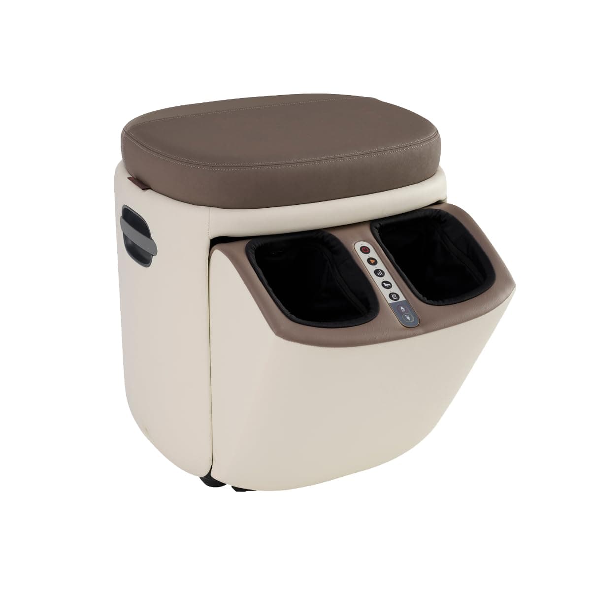 Human Touch Reveal Foot & Calf Massager Ottoman - Heated Air Compression, 3 Auto-Massage Programs & Adjustable Intensity for Stress Relief, Plantar Fasciitis, & Circulation - Includes 1-Year Warranty